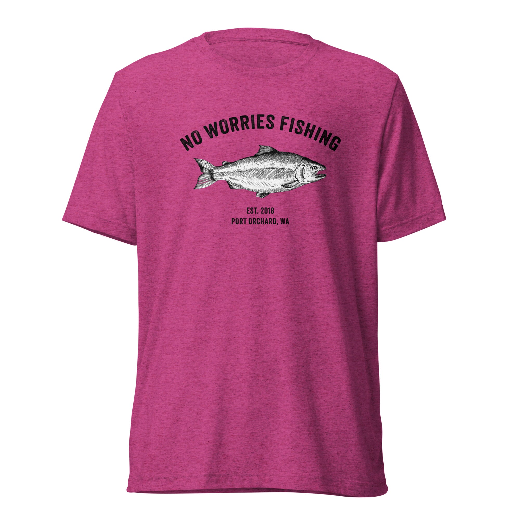 No Worries Fishing Short sleeve t-shirt
