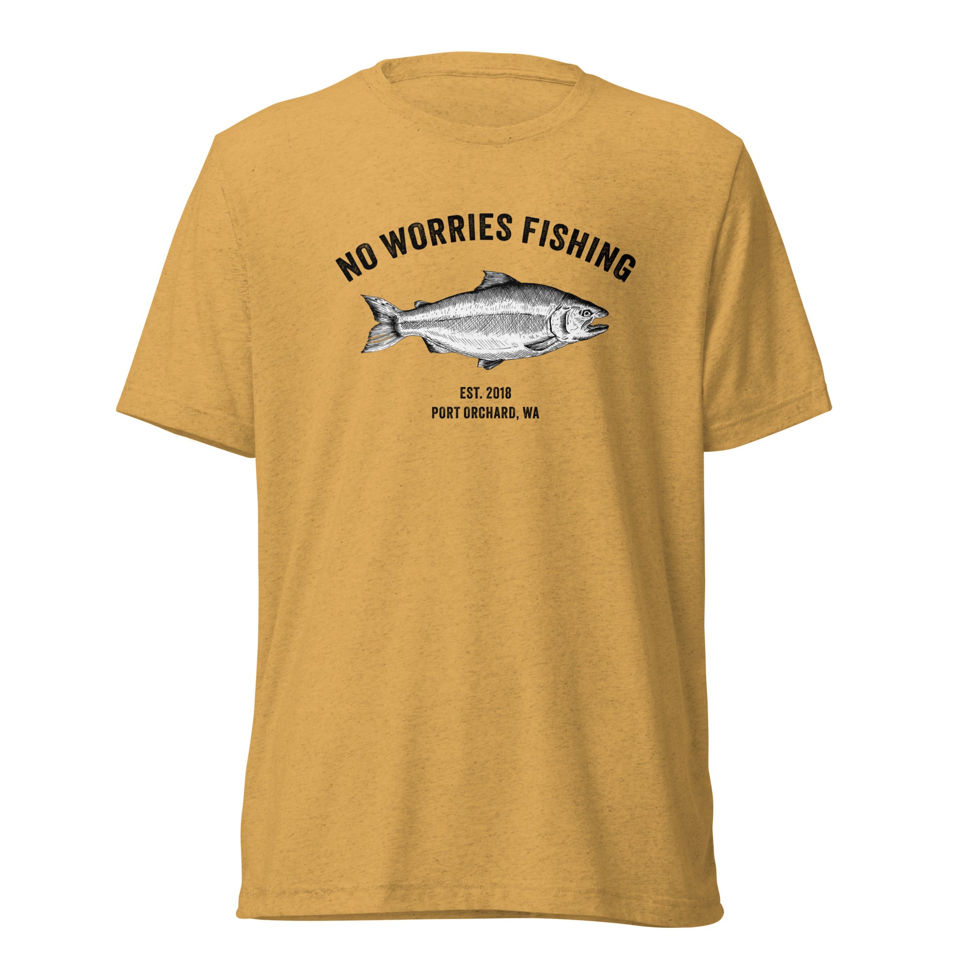No Worries Fishing Short sleeve t-shirt