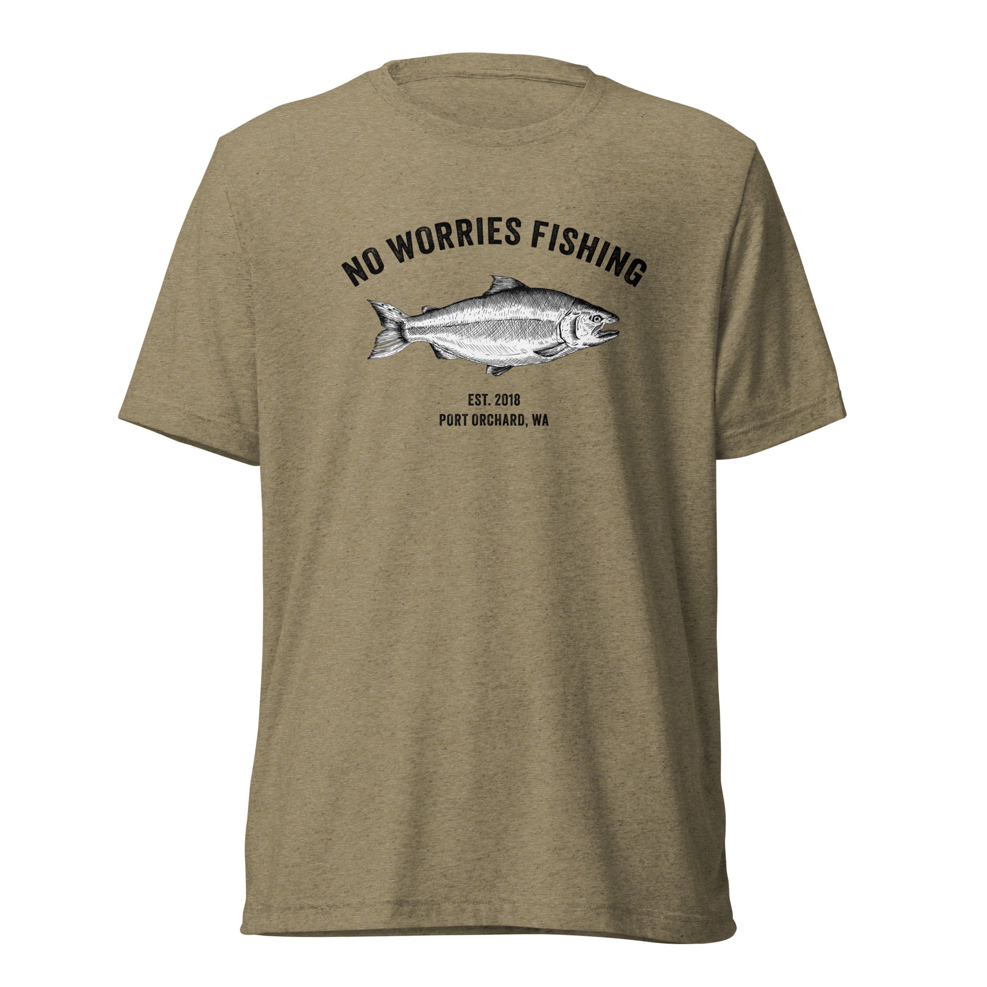 No Worries Fishing Short sleeve t-shirt