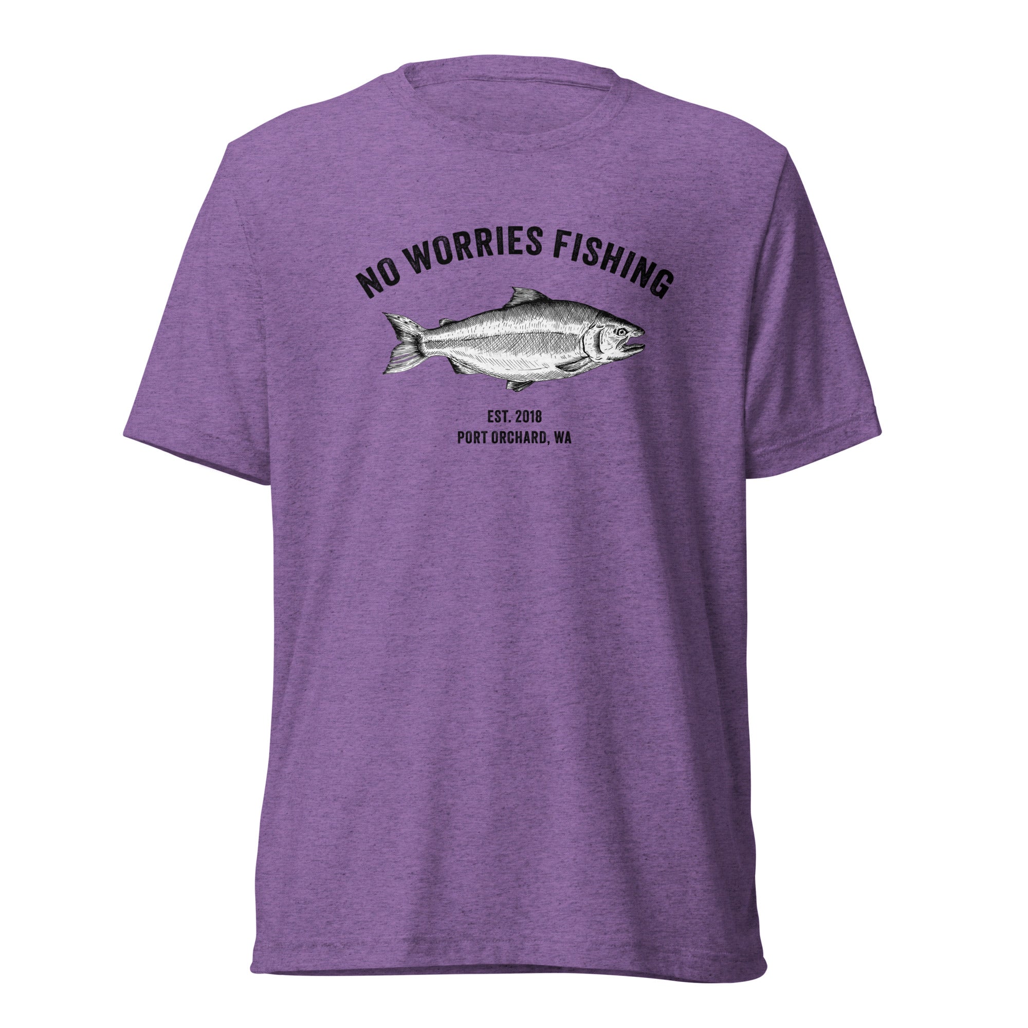 No Worries Fishing Short sleeve t-shirt