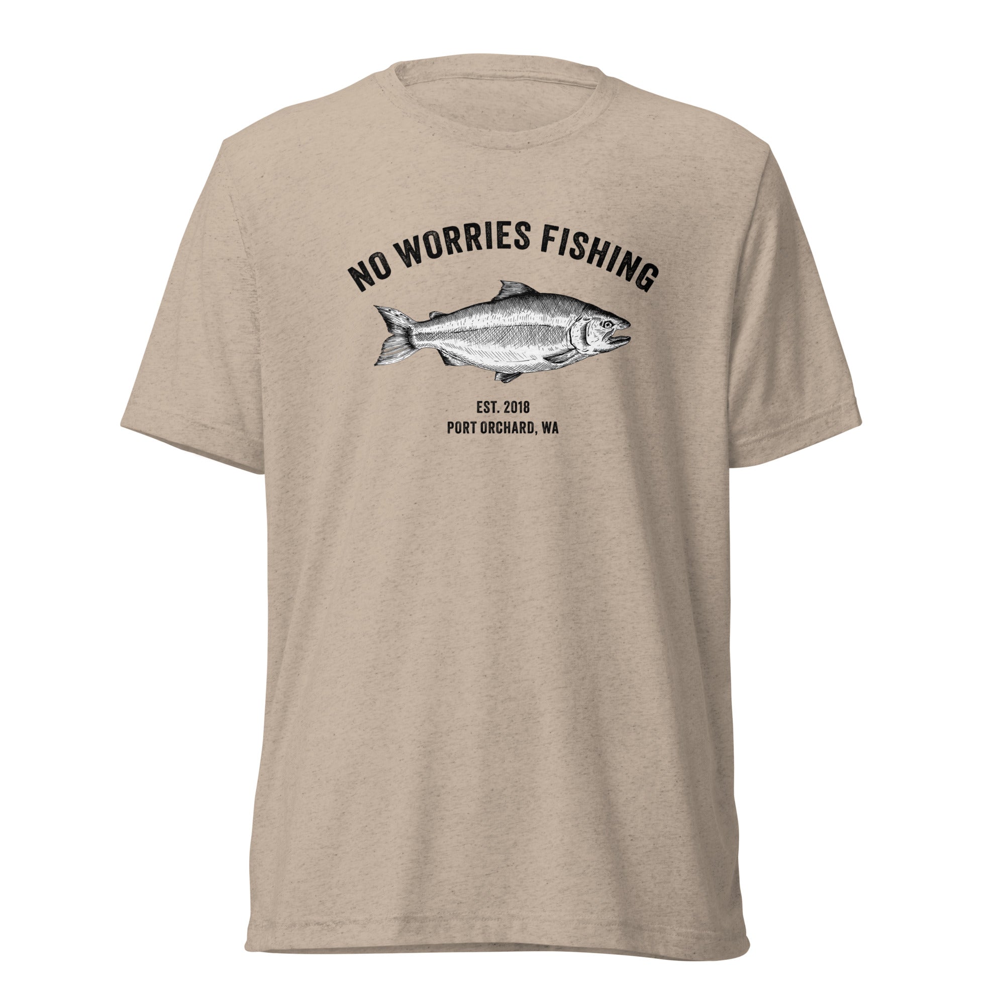 No Worries Fishing Short sleeve t-shirt