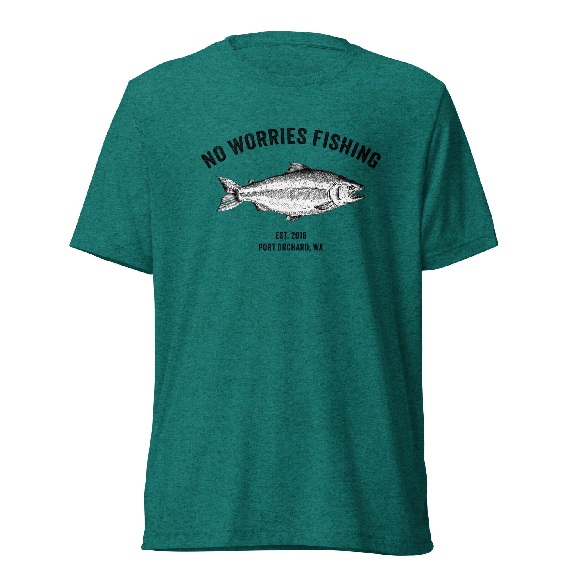 No Worries Fishing Short sleeve t-shirt