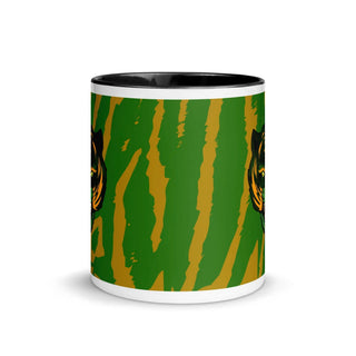 MOTU Inspired Green and Orange Tiger Mug with Color Inside