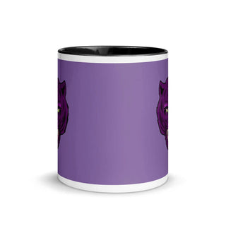 MOTU inspired Purple and Black Tiger Mug with Color Inside
