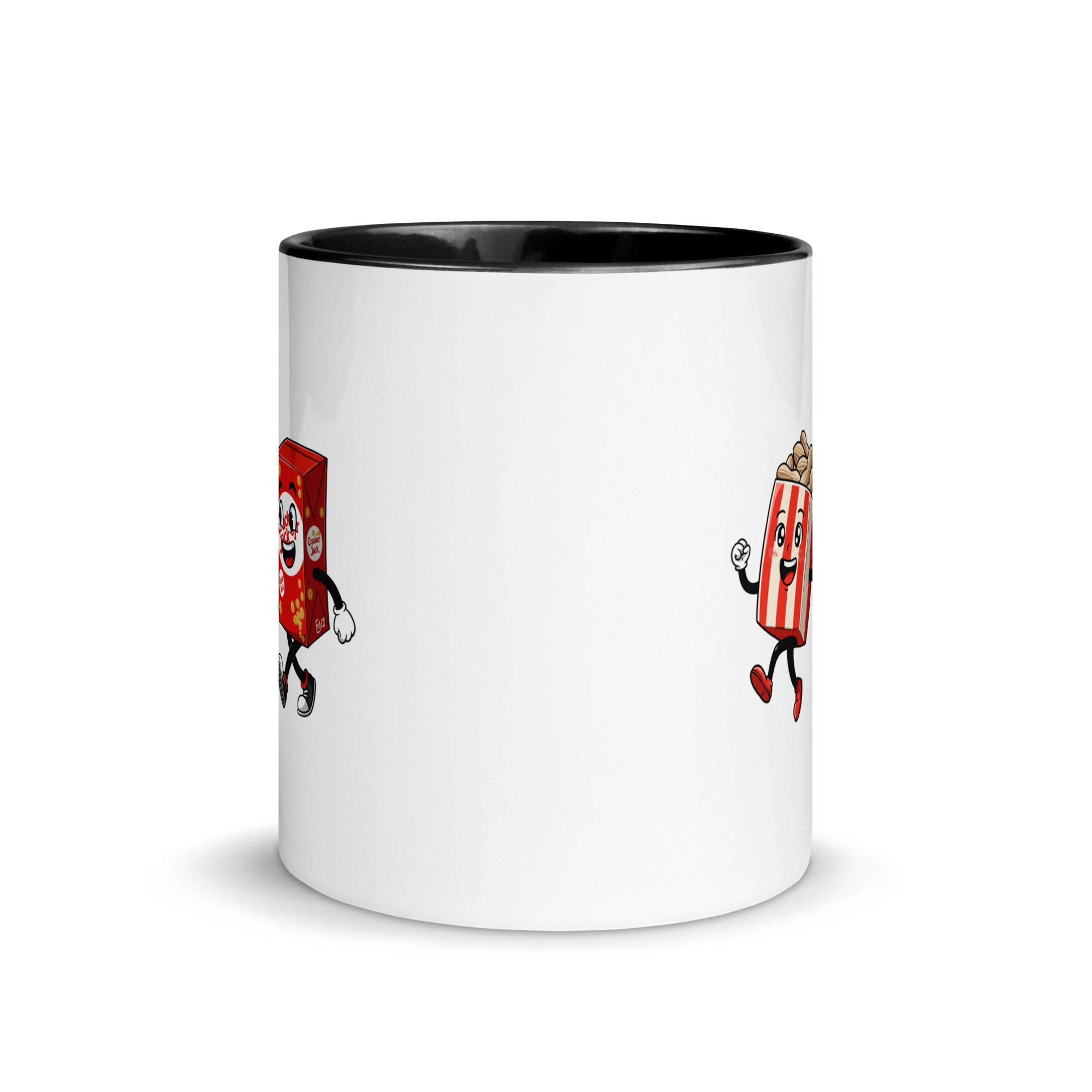 Peanuts and Cracker Jack Mug with Color Inside