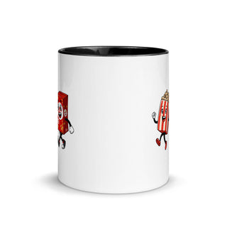 Peanuts and Cracker Jack Mug with Color Inside