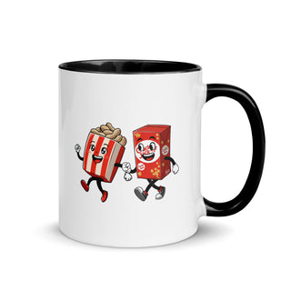 Peanuts and Cracker Jack Mug with Color Inside
