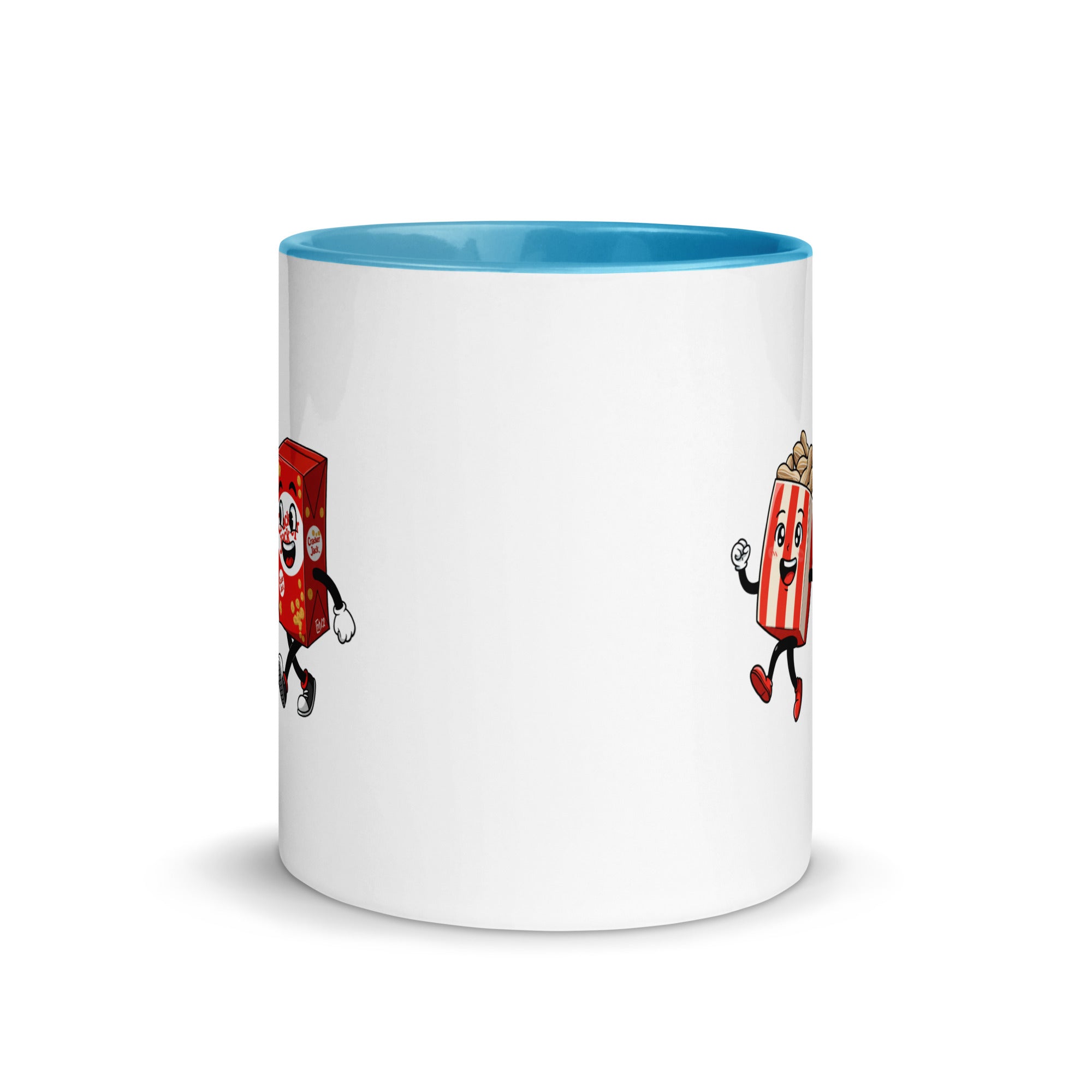Peanuts and Cracker Jack Mug with Color Inside