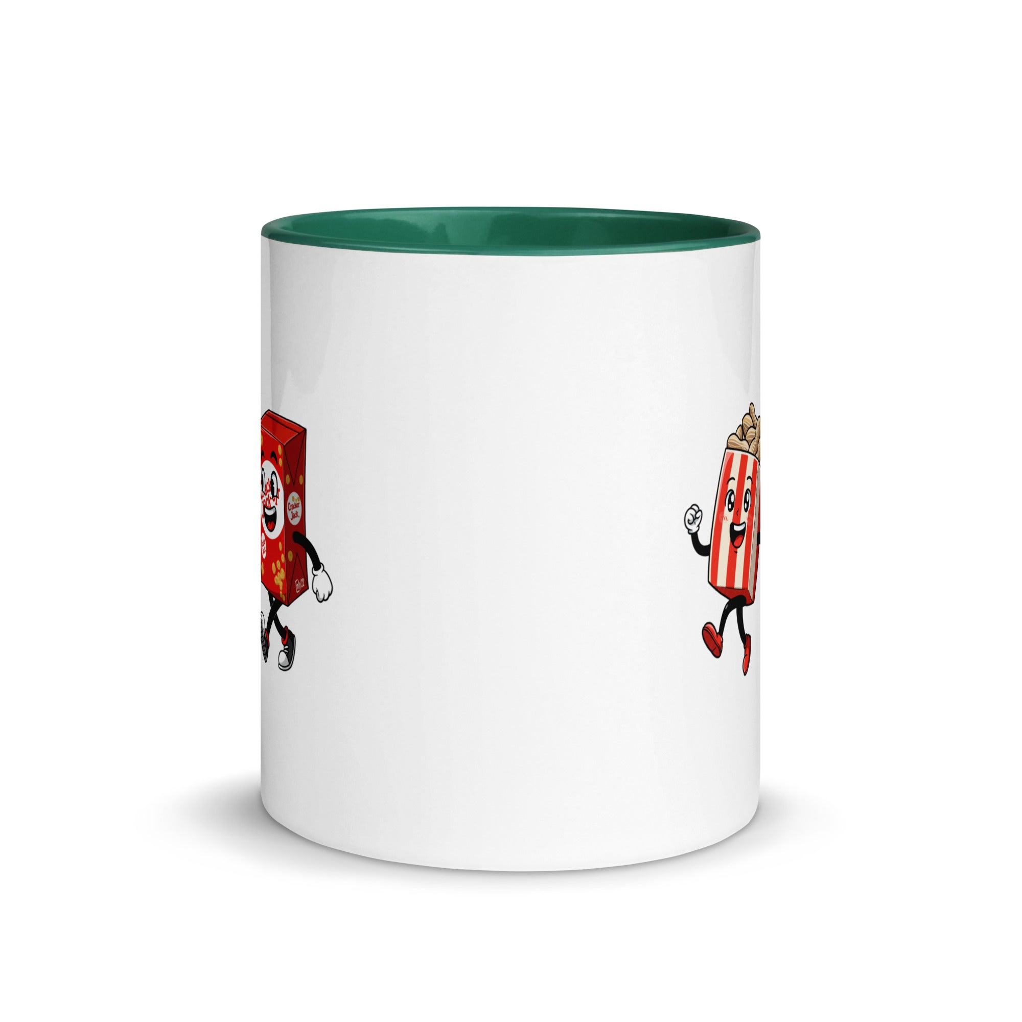 Peanuts and Cracker Jack Mug with Color Inside