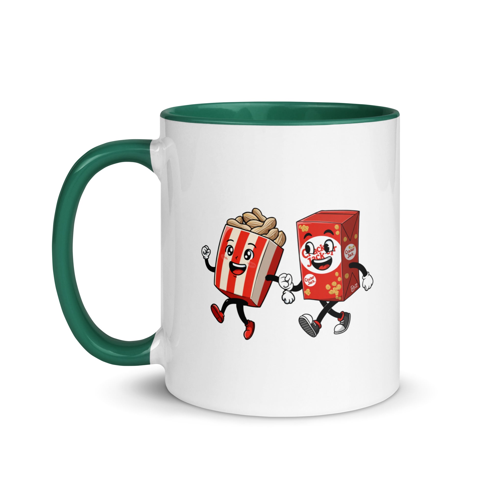 Peanuts and Cracker Jack Mug with Color Inside