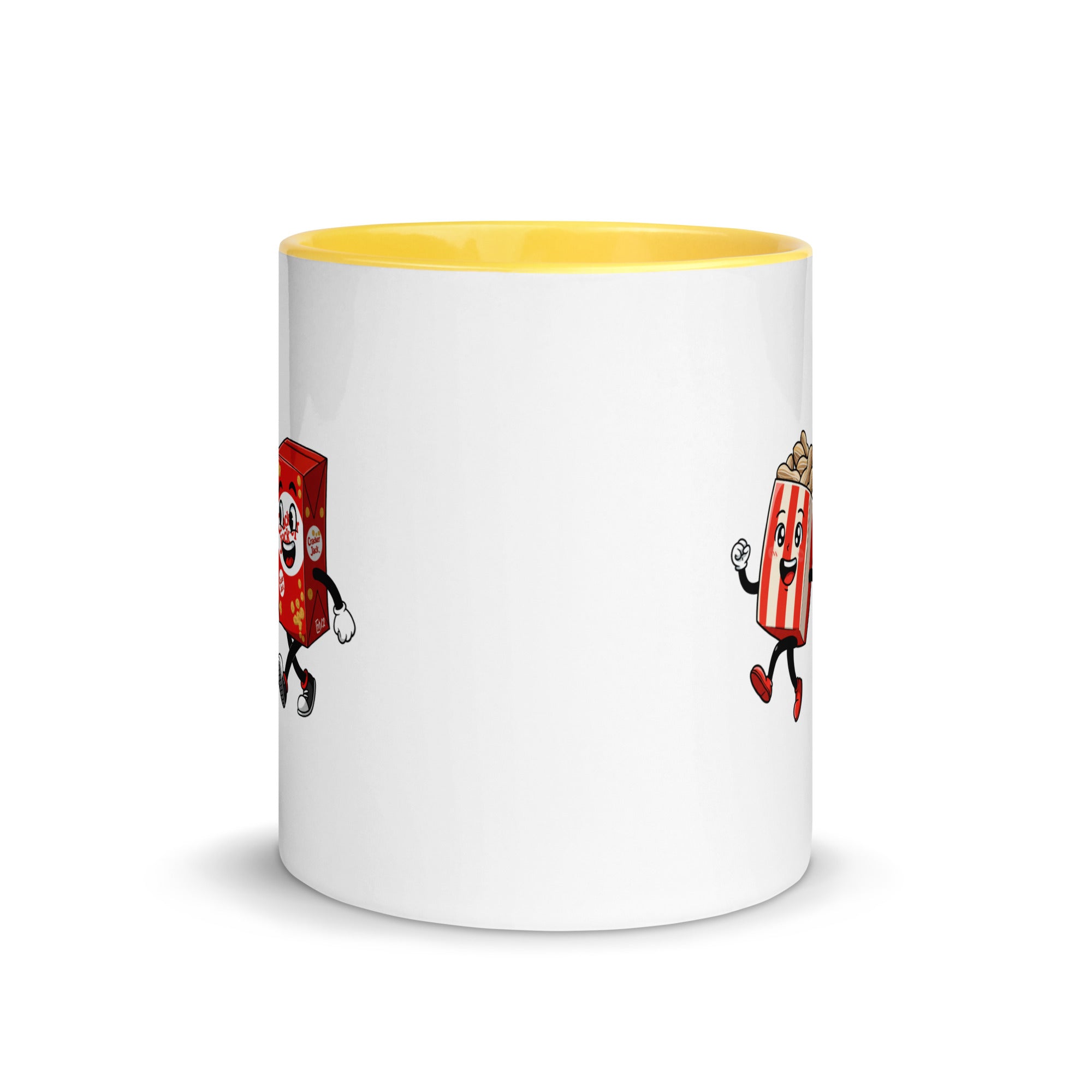 Peanuts and Cracker Jack Mug with Color Inside
