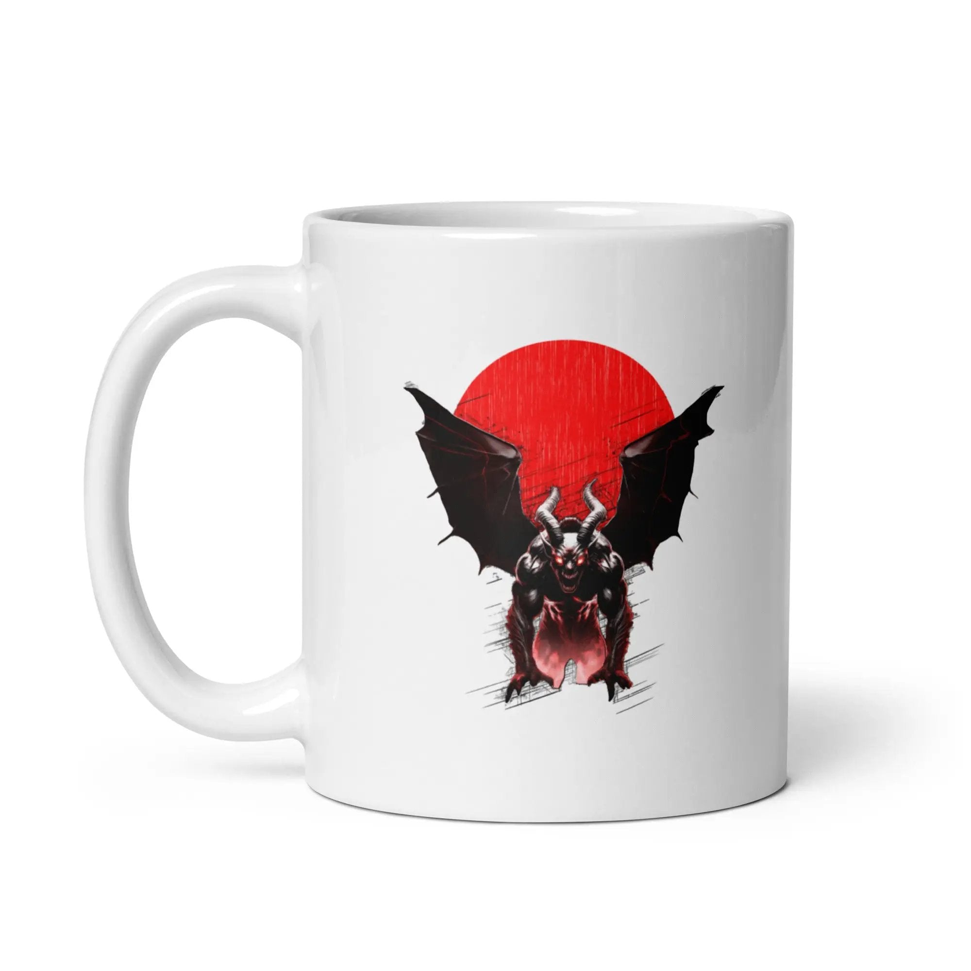 Balrog White glossy mug