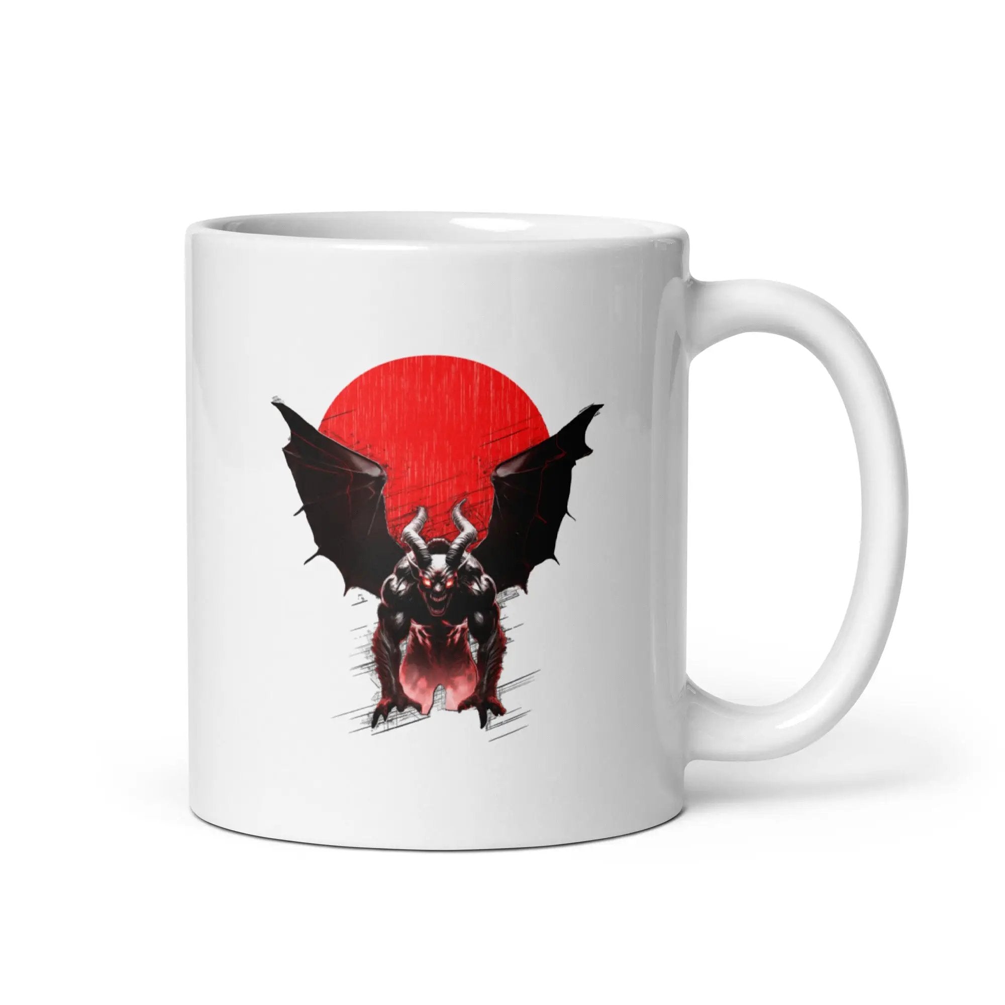 Balrog White glossy mug