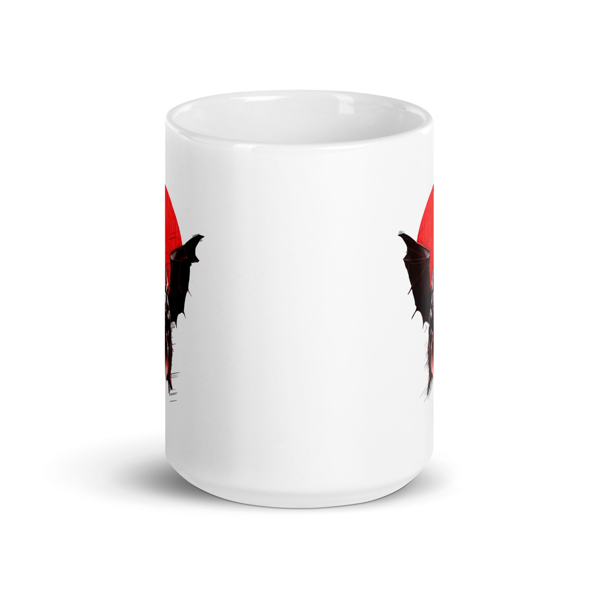 Balrog White glossy mug