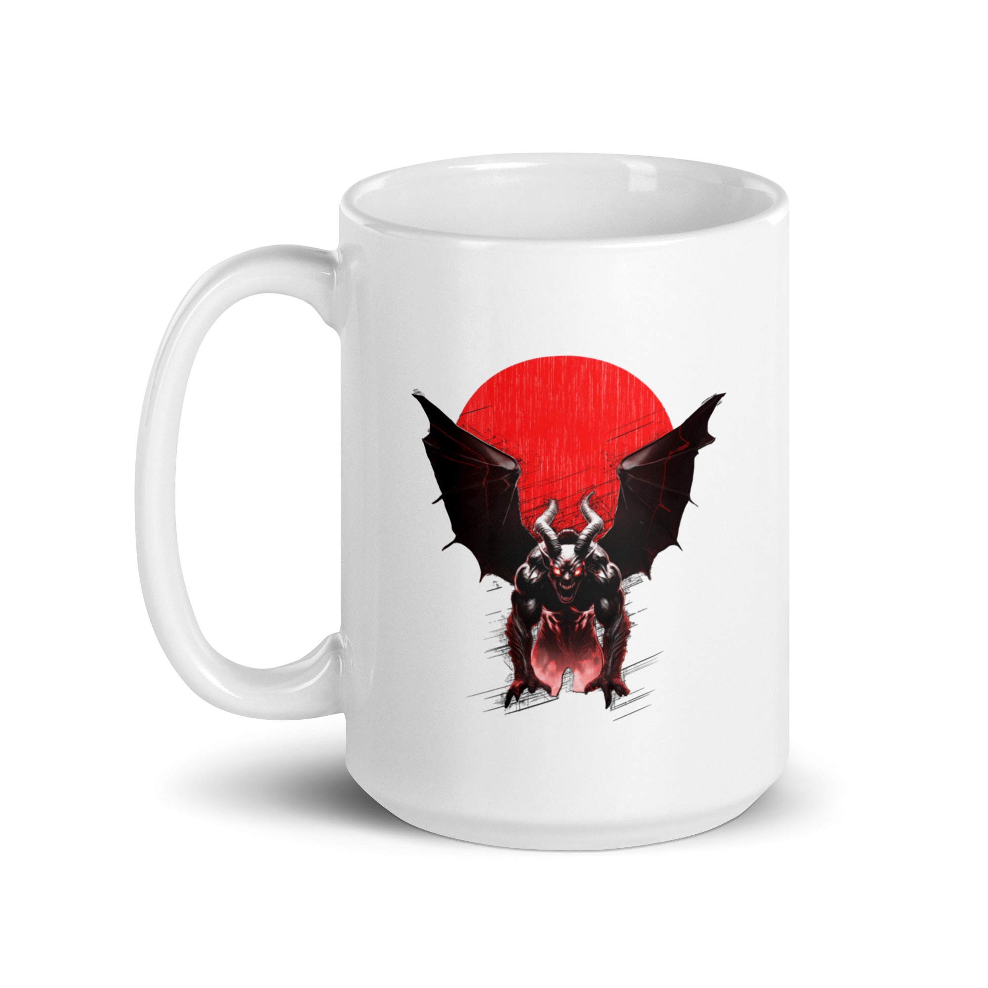 Balrog White glossy mug