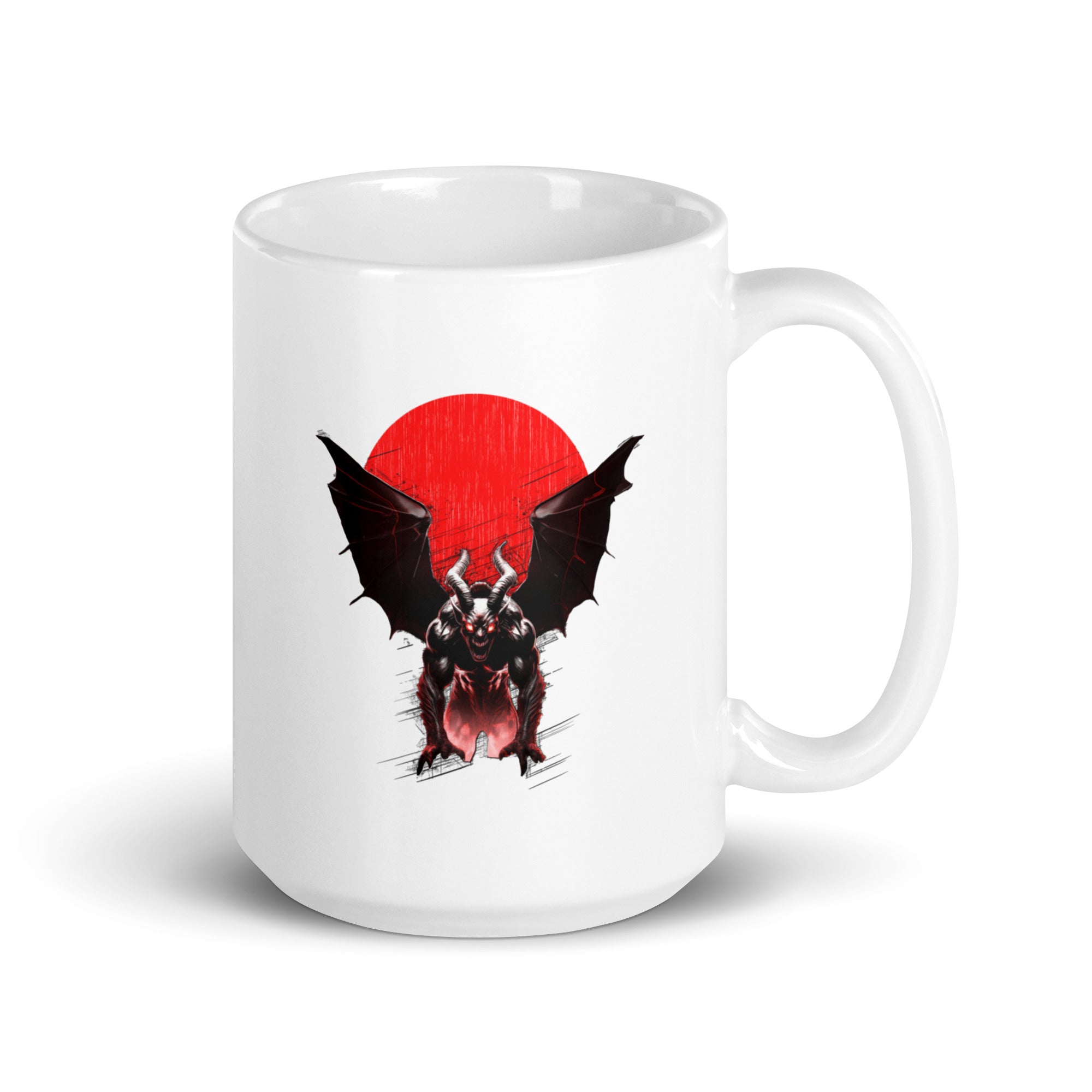 Balrog White glossy mug