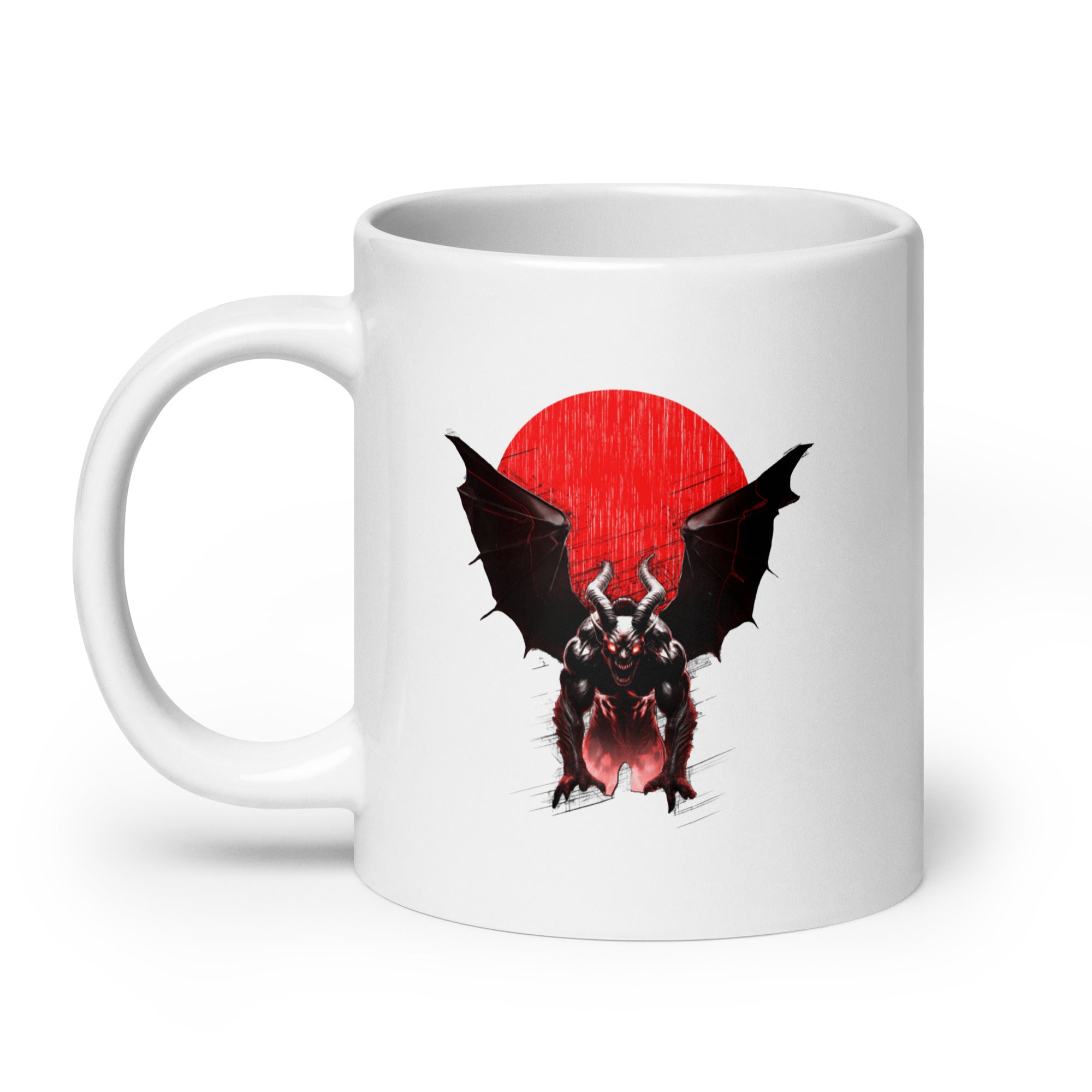 Balrog White glossy mug