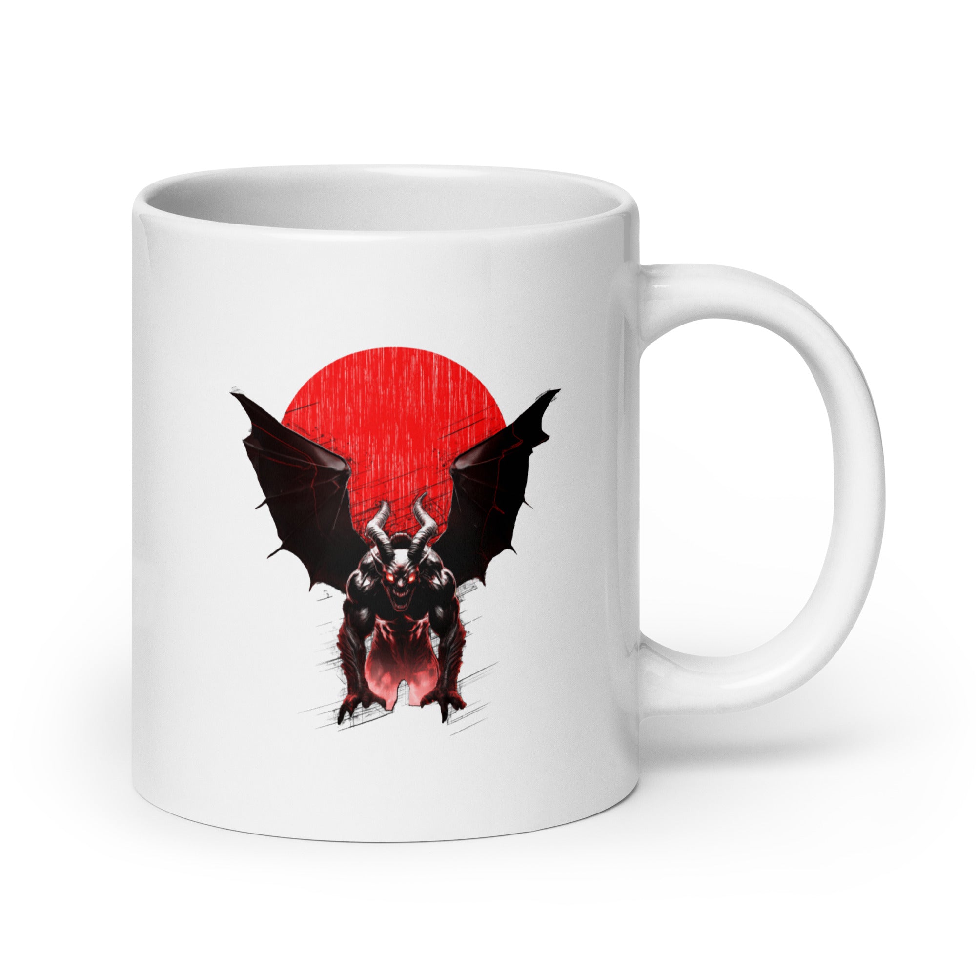 Balrog White glossy mug