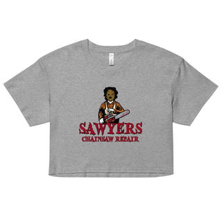Sawyers Chainsaw Repair Women's crop top