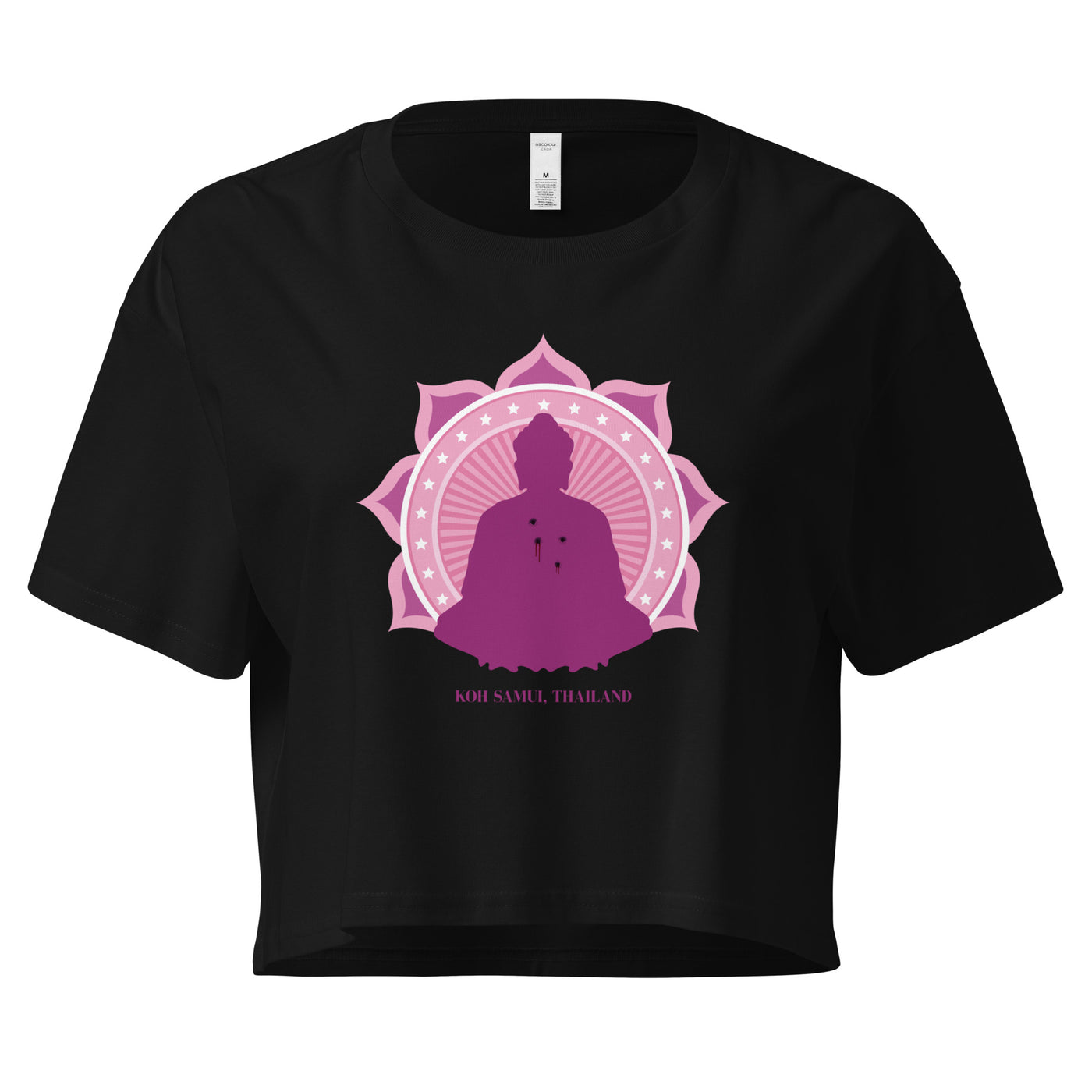 Lotus White Women’s crop top