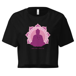 Lotus White Women’s crop top