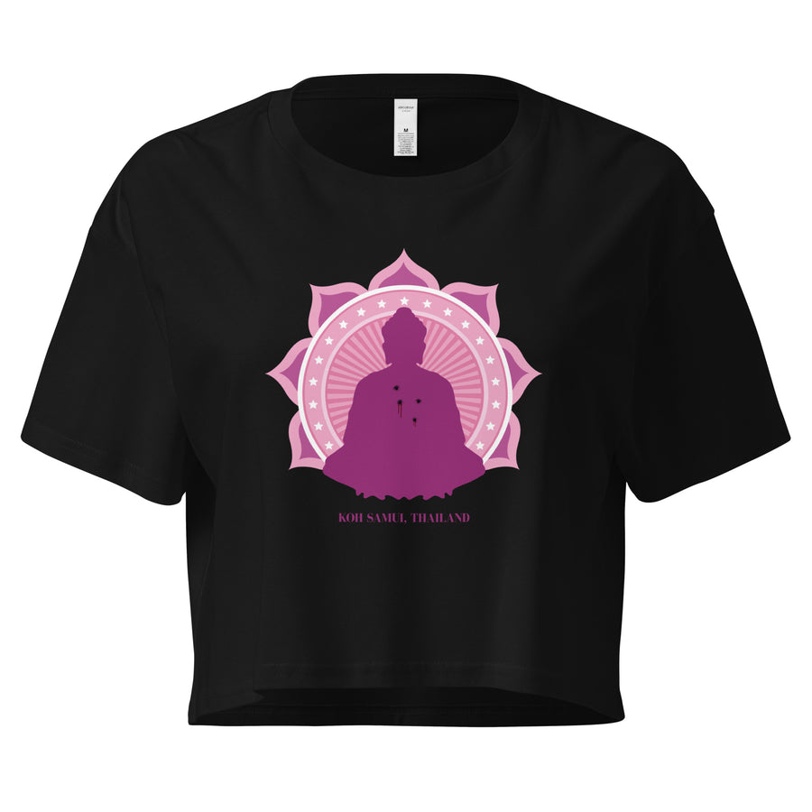 Lotus White Women’s crop top