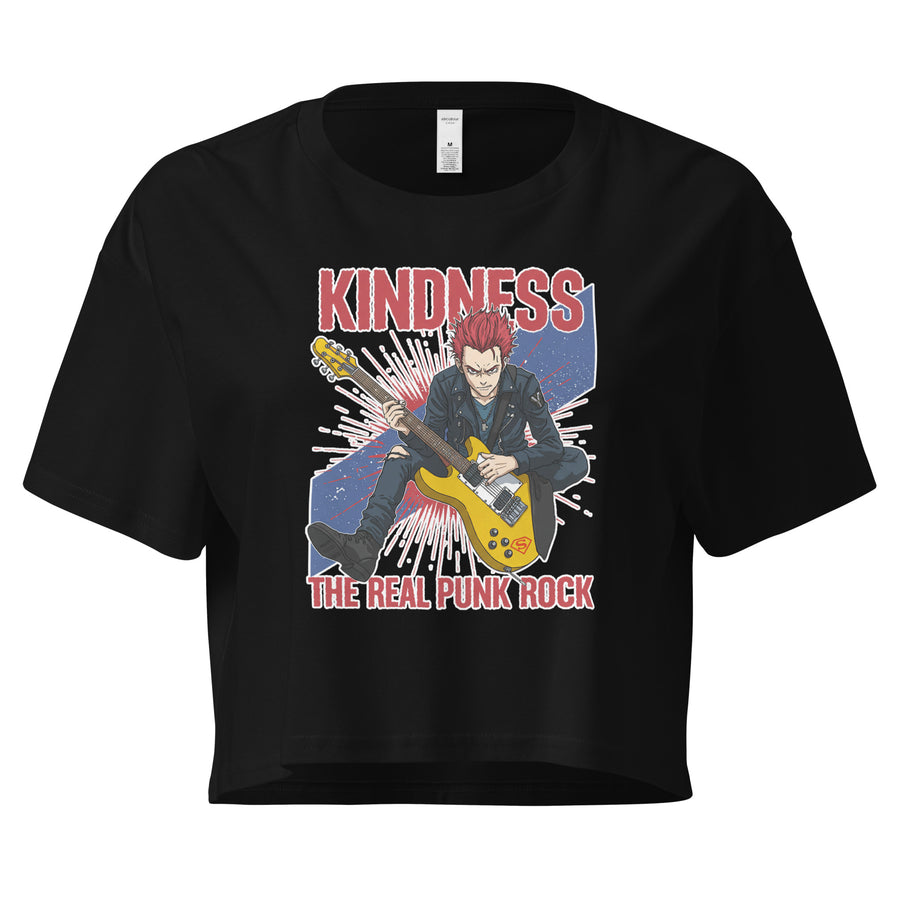 Kindness-The Real Punk Rock Women’s crop top