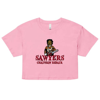 Sawyers Chainsaw Repair Women's crop top