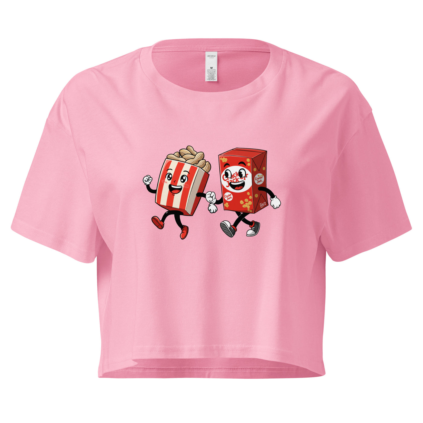 Peanuts and Cracker Jack Women’s crop top