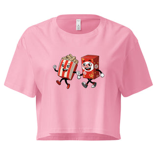 Peanuts and Cracker Jack Women’s crop top
