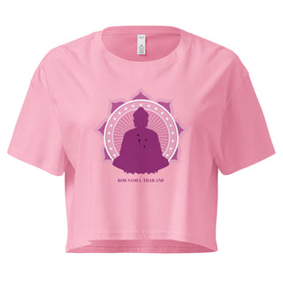 Lotus White Women’s crop top