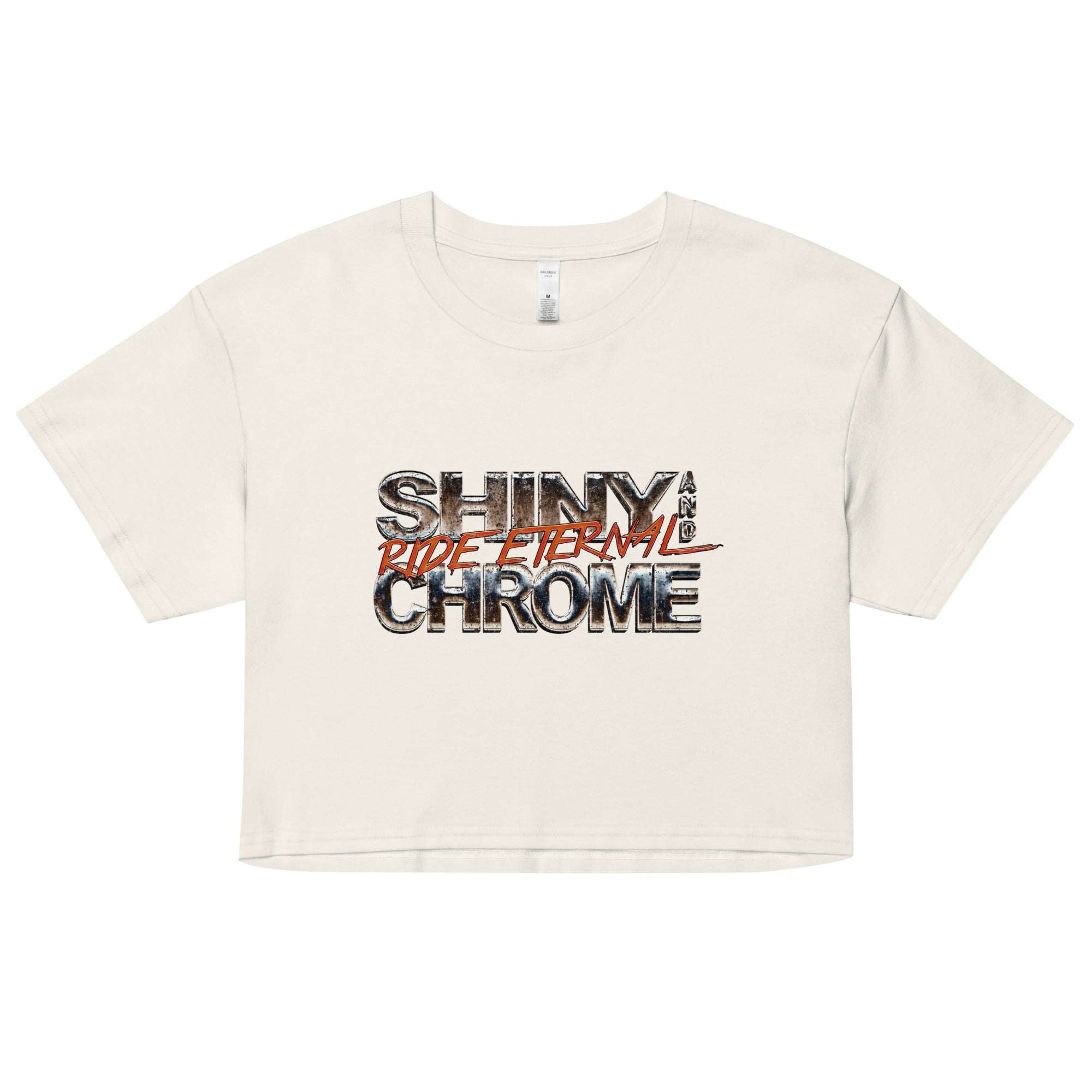 Shiny and Chrome Women’s crop top