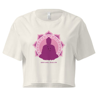 Lotus White Women’s crop top