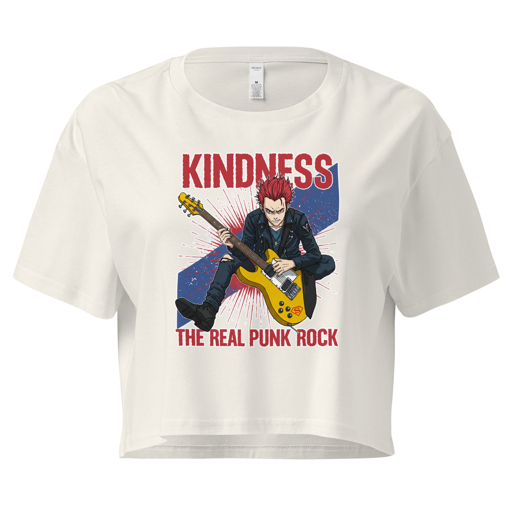 Kindness-The Real Punk Rock Women’s crop top
