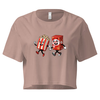 Peanuts and Cracker Jack Women’s crop top