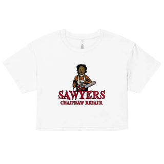 Sawyers Chainsaw Repair Women's crop top