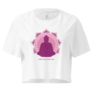 Lotus White Women’s crop top