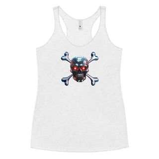 Jolly Roger Terminator Women's Racerback Tank Top