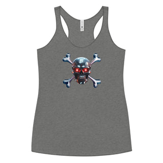 Jolly Roger Terminator Women's Racerback Tank Top