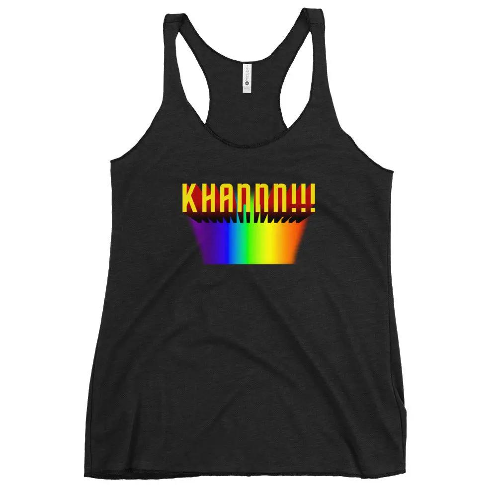 a women's black tank top with the words kardaw on it