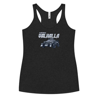 a women's tank top with an image of a truck