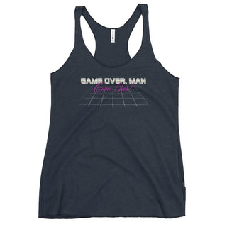 a women's tank top with the words save over man on it