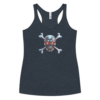 Jolly Roger Terminator Women's Racerback Tank Top