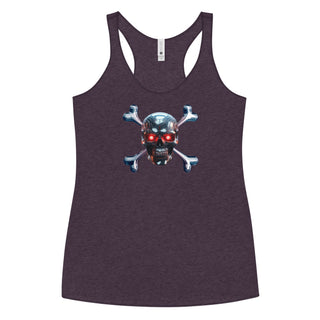Jolly Roger Terminator Women's Racerback Tank Top