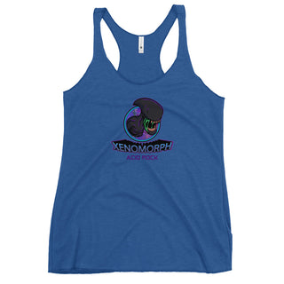 a women's tank top with the words xenomorph on it