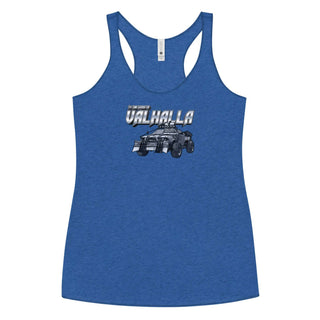 a women's tank top with an image of a truck