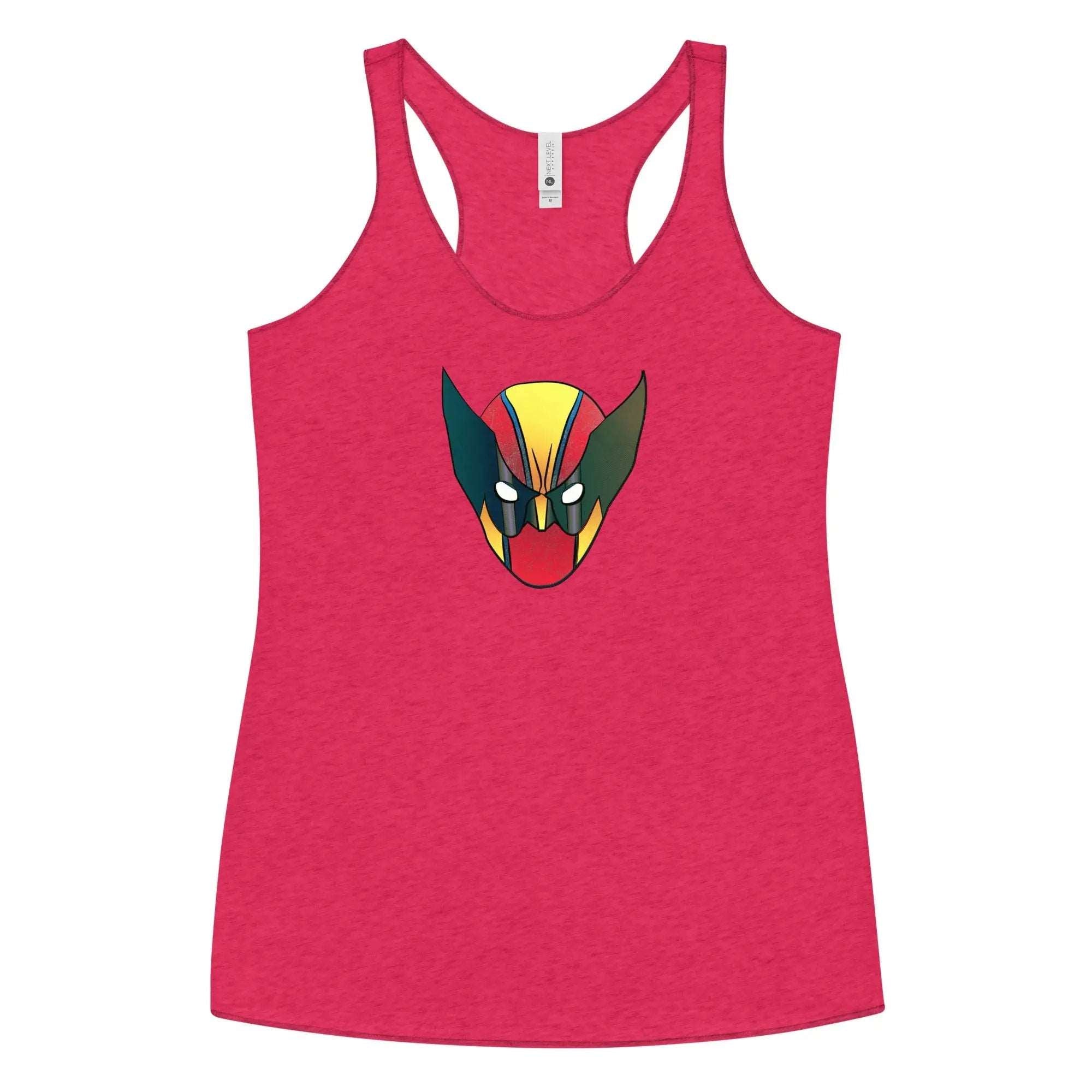a women's tank top with a cartoon character on it
