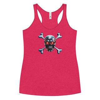 Jolly Roger Terminator Women's Racerback Tank Top