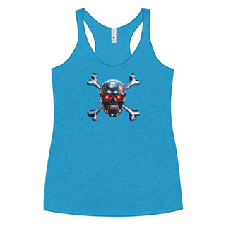Jolly Roger Terminator Women's Racerback Tank Top