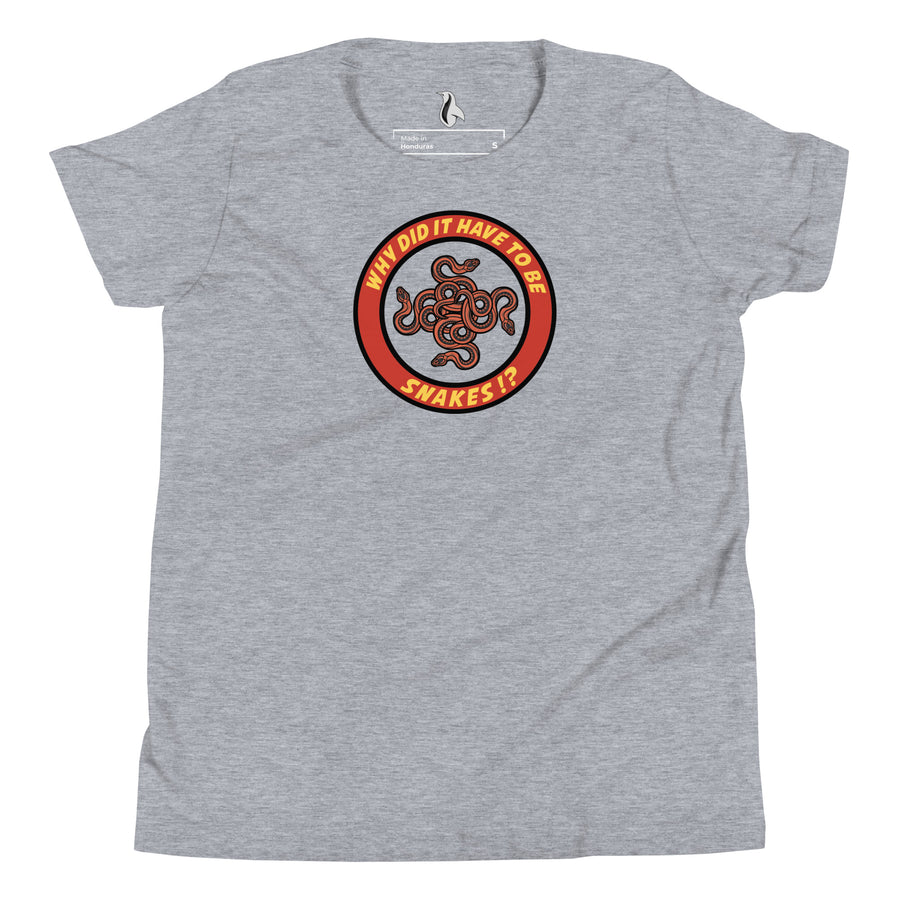 Why Did It Have To Be Snakes? Youth Short Sleeve T-Shirt